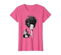 T-Shirt Vintage Gustav Mahler avec Pinceau de Peinture T-Shirt, Femme, Rose Chiné, M
