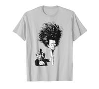 T-Shirt Vintage Gustav Mahler avec Pinceau de Peinture T-Shirt, Homme, Argent, M