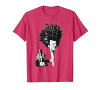 T-Shirt Vintage Gustav Mahler avec Pinceau de Peinture T-Shirt, Homme, Rouge Chiné, M