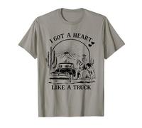T-Shirt Vintage I Got a Heather Luck a Truck T-Shirt