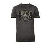 T-shirt vintage noir Lucky 13 pierre tombale lucky 13