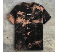T-shirt vintage oversize en coton pour hommes avec graphique de lettre tie-dye, été Attention : en raison du processus de teinture particulier, chaque vêtement est uniqueL,M,S,XL,XS,XXLLettres,Tie dye