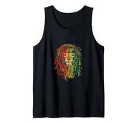 T-Shirt Vintage Reggae Jamaica Rastafari Lion Débardeur