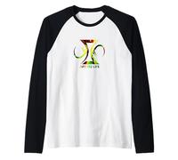 T-Shirt Vintage Reggae Jamaica Rastafari Lion Manche Raglan