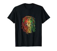 T-Shirt Vintage Reggae Jamaica Rastafari Lion T-Shirt