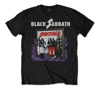 T-Shirt Vintage Sabotage Noir Black Sabbath