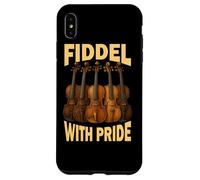 T-Shirt Vintage Violon Musique Cadeau Fiddel with Pride Coque pour iPhone XS Max