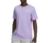 T-shirt Violet Homme Under Armour Left Chest M