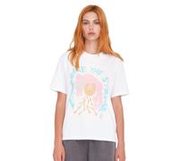 T-shirt Volcom Fa Tetsunori 2 White Femme Blanc 2024 taille XS
