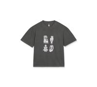 Volcom T-shirt 'FA VADERETRO 1' gris foncé / blanc, Taille L