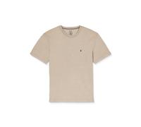 T-shirt Volcom Solid Stone Emb Sst Brindle Homme Beige 2026 taille S