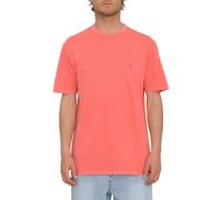 T-shirt Volcom Solid Stone Emb Washed Ruby Homme Rouge 2024 taille S
