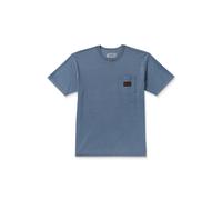 T-shirt Volcom Workwear Certified Pocket Sst Blue Wash Homme Bleu 2026 taille M