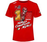 T-Shirt - VR46 - Francesco Bagnaia 2023 - Coton - Manches courtes - Rouge M