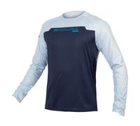 T-Shirt Vtt mt500 Brûleur L/S Jersey Bleu Endura Cyclisme