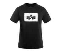 Alpha Industries Washed Out Logo T-Shirt pour homme Taille S - Noir