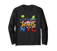 T-Shirt Washington Heights NYC - Dominican Pride Uptown NYC Manche Longue