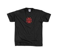 T-Shirt WCC Croce De Malte Noire/Rouge, M