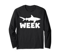 T-Shirt « Week of Shark Funny Sharks » Great Discovery Time Manche Longue