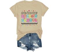 T-shirt « Welcome Back to School » « Welcome Back to School » « Welcome Back to School » pour enseignants, kaki, M