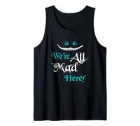 T-Shirt « We're All Mad Here » - Motif Chat Débardeur