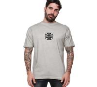 West Coast Choppers Og Lbc Cross Short Sleeve T-shirt Gris L Homme
