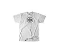 T-Shirt West Coast Choppers Parts Blanc/NoirS Blanc,Noir