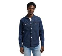 Lee Western Regular Fit Long Sleeve Shirt Bleu L Homme