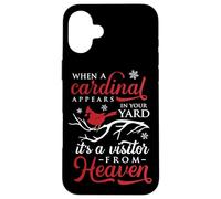 T-shirt « When Cardinals Appear Cardinal Bird » pour enfants, femmes et hommes Coque pour iPhone 16 Plus