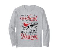 T-Shirt « When Cardinals Appear Cardinal Bird » pour Enfants, Femmes et Hommes Manche Longue