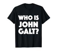 T-shirt Who Is John Galt | Atlas Shirt | Ayn Rand Shrugged T-Shirt