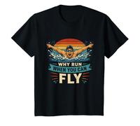 T-Shirt « Why Run When You Can Fly » pour Jeunes T-Shirt