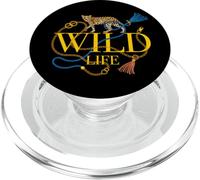 T-Shirt Wild Tiger Life - Motif Graphique Tendance PopSockets PopGrip pour MagSafe