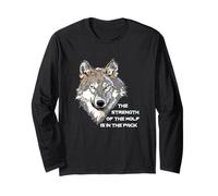 T-Shirt Wolf Pack - La Force du Loup est dans Le Pack Manche Longue