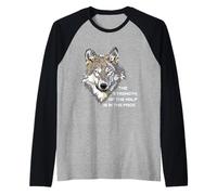 T-Shirt Wolf Pack - La Force du Loup est dans Le Pack Manche Raglan