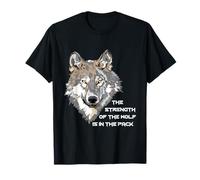 T-shirt Wolf Pack - La force du loup est dans le pack T-Shirt