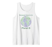 T-Shirt Word Cloud Art Parce qu'il n'y a Pas de planète B Débardeur