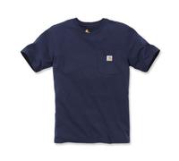 T-shirt Workw Pocket Manches Courtes Bleu 412 - CARHARTT - 103296 S