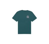 Wrangler, Homme, Tops, Vert, Taille: S T-shirt en Coton Vert avec Graphique