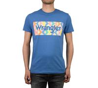 T-shirt Wrangler summer logo Bleu S