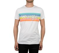 T-shirt Wrangler summer logo tee Blanc S