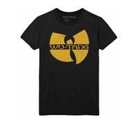 T-Shirt Wu-Tang Logo Noire Licence Officiel Manga Coupe WTCTS04MB