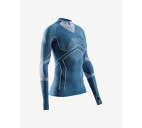 T-shirt X-Bionic Energy Accumulator Light Half Zip manches longues bleu femme - L