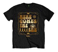 T-Shirt # Xl Unisex Black # Here Comes the Sun