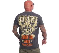 T-Shirt Yakuza Herren Judge Me, Dark Shadow, S