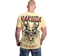 T-Shirt Yakuza Herren Victim, Pale Banana, M