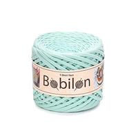 T-Shirt Yarn Fettuccini Zpagetti Style, Tshirt Yarn for Crocheting, Knitting Yarn Ball, T Yarn Organic, Mint