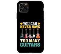 T-Shirt « You Can Never Have Too Many Guitars », Musique Coque pour iPhone 11 Pro Max