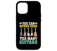 T-Shirt « You Can Never Have Too Many Guitars », Musique Coque pour iPhone 12/12 Pro