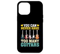 T-Shirt « You Can Never Have Too Many Guitars », Musique Coque pour iPhone 12 Pro Max